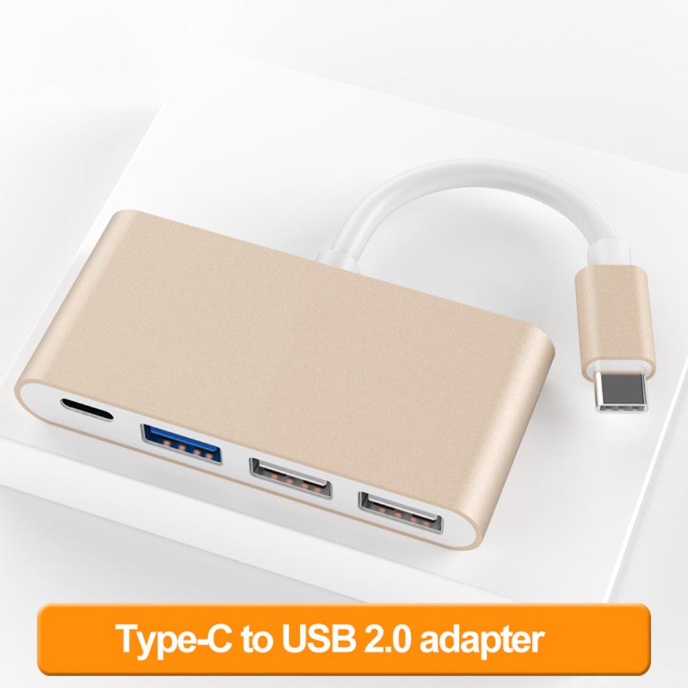 USB C  4 in 1 Type-C to USB 2.0 3.0 ȯ   MacBookpro й 3 Ʈ   USB ̺